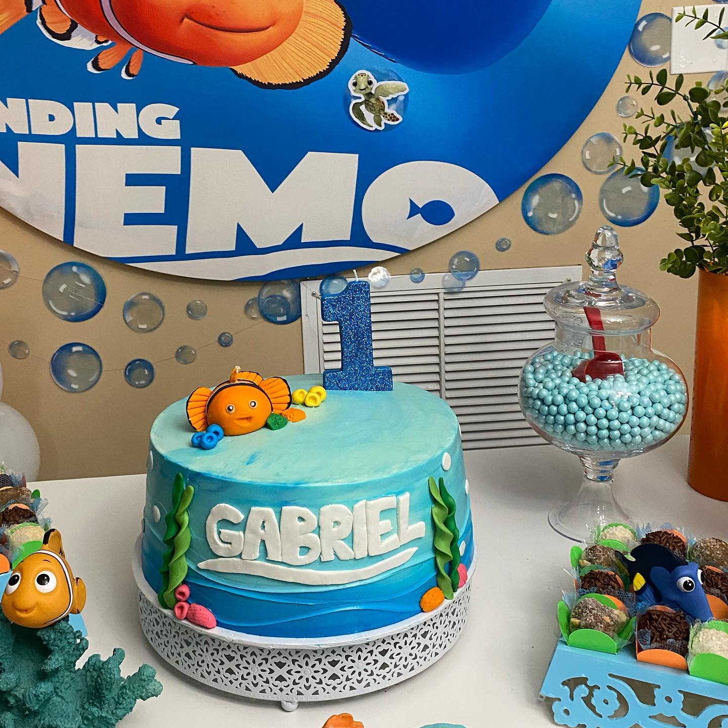 birthday cake - finding nemo