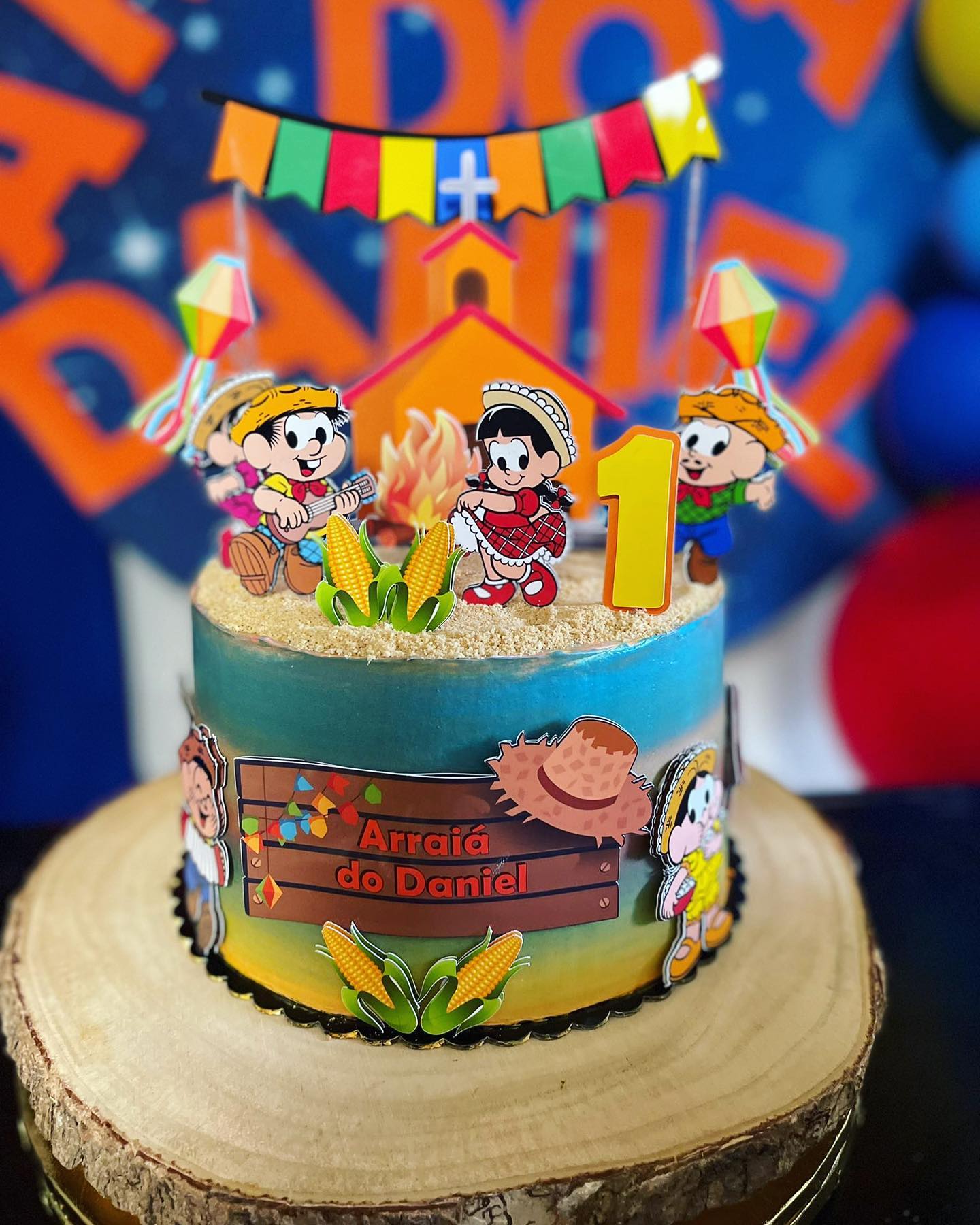 birthday cake turma da monica chico bento