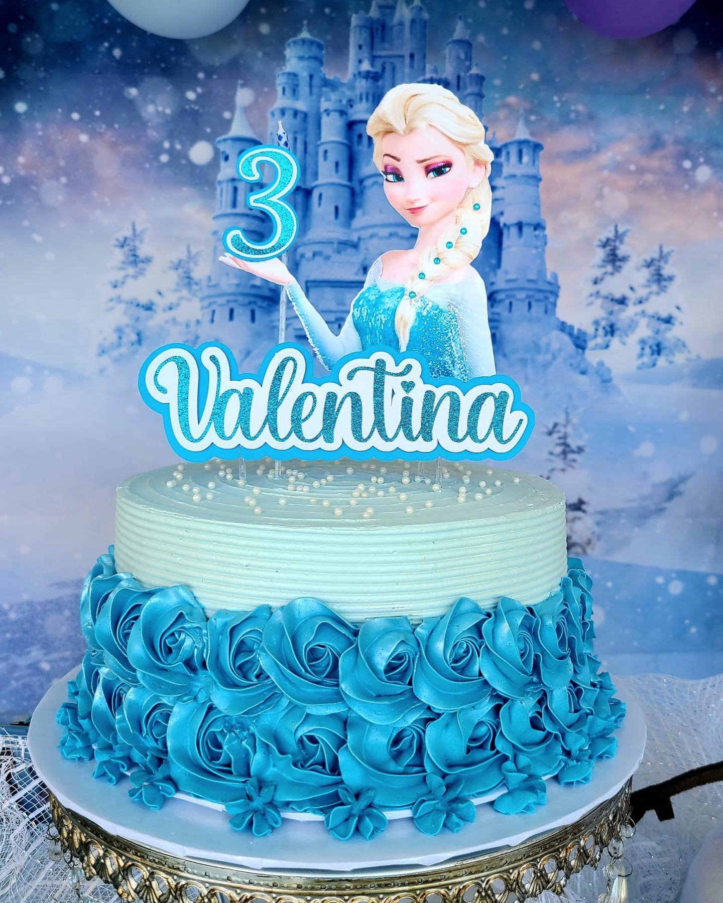 birthday cake frozen elsa